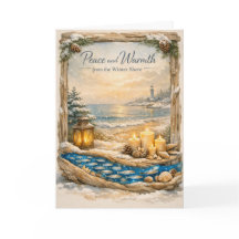 « Paix et chaleur du rivage hivernal »