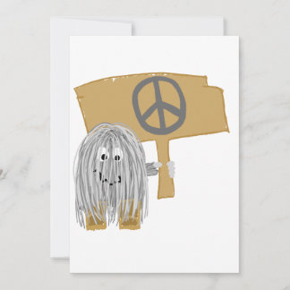 Carte Paix grise