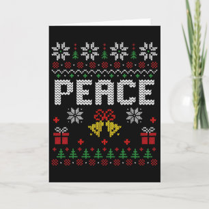 Carte Paix Je viens en paix Noël Couple assorti Ug