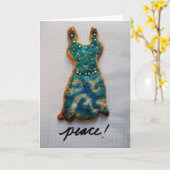 Carte paix, s'il vous plaît (Fleur jaune)