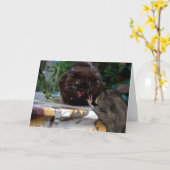 Carte Paix ! Soyons amis (Fleur jaune)