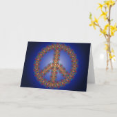 Carte Paix sur l'horizon (Fleur jaune)