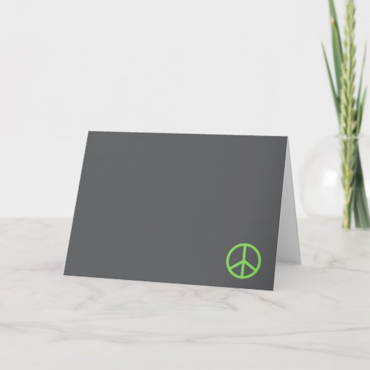 Carte Paix sur Terre (Devant)