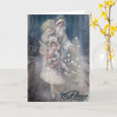 Carte Paix sur Terre (Fleur jaune)