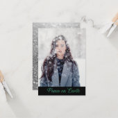 Carte Paix sur Terre (Devant/Arrière en situation)