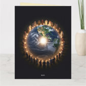 Carte Paix Sur Terre - Paix De Retour Par La Demande Pop (Dos)