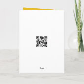 Carte Paix Tournesol (Dos)