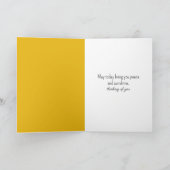 Carte Paix Tournesol (Intérieur)
