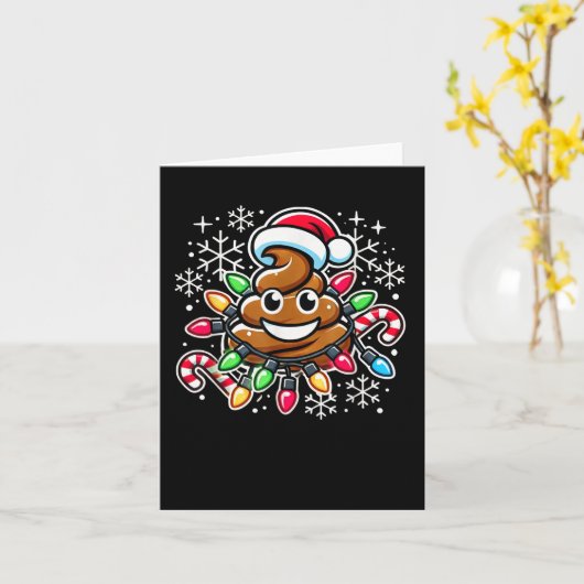 Carte Pajama Ojamas de Noël Op O Emoticon Vinta (Fleur jaune)