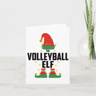 Carte Pajamas correspondants de Noël de famille elf voll