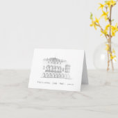 Carte Palacio Municipal, Lima, Pérou (Fleur jaune)