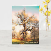 Carte Palais de Blenheim Chêne anglais (Fleur jaune)