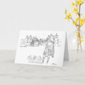Carte Palais de Holyrood Écosse (Fleur jaune)