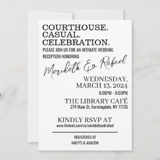 Carte Palais de justice. Décontracté. Cocktails. Invitat