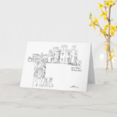 Carte Palais de Scone, Perth, Écosse (Fleur jaune)