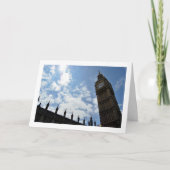 Carte Palais de Westminster, la tour Elizabeth, Londres (Devant)