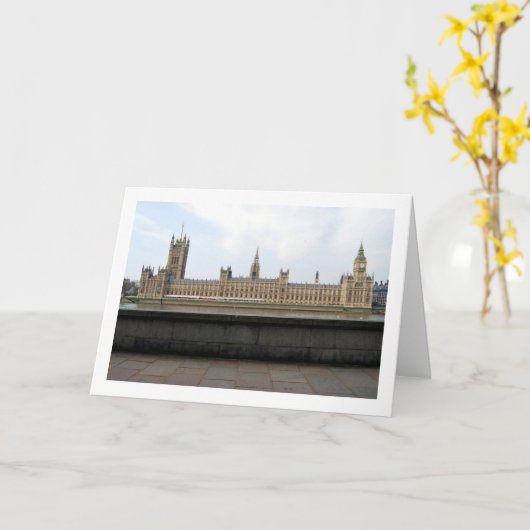 Carte Palais de Westminster, Londres (Fleur jaune)