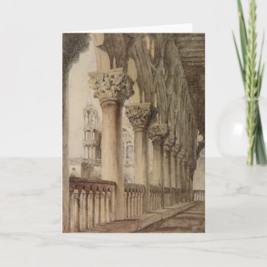 Carte Palais Ducal (par John Ruskin) (Devant)