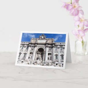 Carte Palais Poli et fontaine de Trévi, Rome
