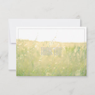Carte Pale Pastel Couleurs Champ Merci plat