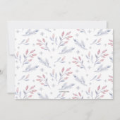 Carte Pale Winter Berries Noël (Dos)