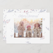 Carte Pale Winter Berries Noël (Devant / Derrière)