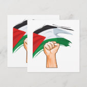Carte Palestine (Devant / Derrière)