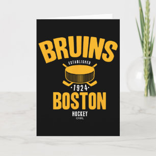 Carte Palet de hockey des Bruins de Boston Noir Officiel