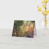 Carte Palette aquarelle (Fleur jaune)