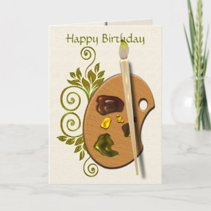 Carte Palette Artistes