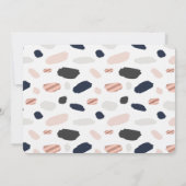 Carte Palette couleur bleu et bleu marine rose Gold (Dos)