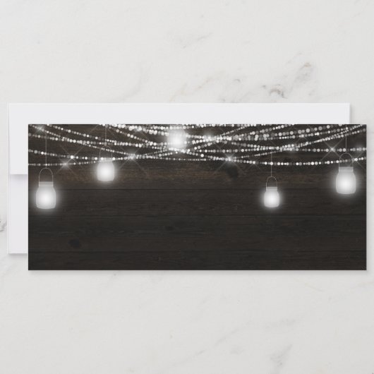 Carte Palette couleur Mariage rustique Oak Ridge (Dos)