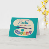 Carte Palette d'Artist (Fleur jaune)