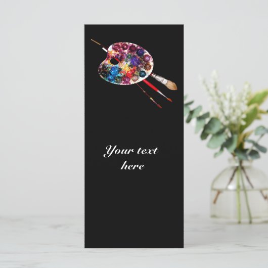 CARTE PALETTE DE COULEUR (Debout devant)