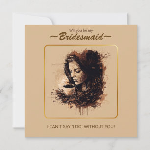 Carte Palette de couleurs Bridesmaid Proposition.