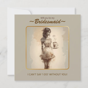 Carte Palette de couleurs Bridesmaid Proposition.