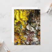 Carte Palette de l'artiste #1 (Devant/Arrière en situation)