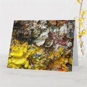 Carte Palette de l'artiste #1 (Fleur jaune)