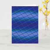 Carte palette indigo (Fleur jaune)