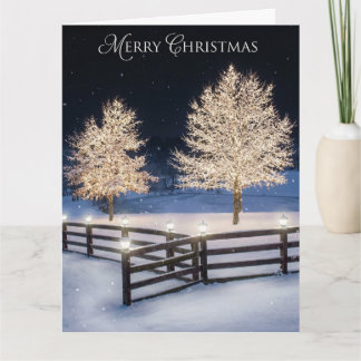 Carte Palette Serene Christmas Design