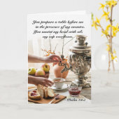 Carte Palm 23 Le Seigneur est mon berger Bible Verse (Fleur jaune)