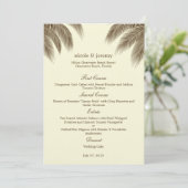 Carte Palm Beach Wedding - Brown (Debout devant)