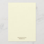 Carte Palm Beach Wedding - Brown (Dos)