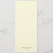 Carte Palm Beach Wedding - Green (Dos)