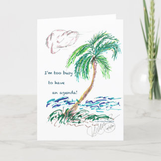 Carte "Palm comique n° 2"/"Agenda n° 1"
