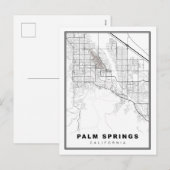 Carte Palm Springs (Devant / Derrière)