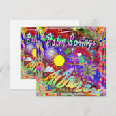 Carte Palm Springs "Nu Era" (Devant / Derrière)