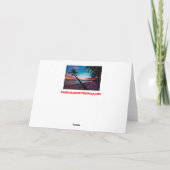 Carte Palm Tree Sandy Beach Tropical Paradise Island (Dos)