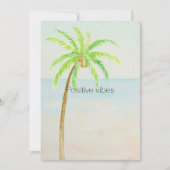 Carte Palm tropical Ocean Beach (Devant)