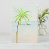 Carte Palm tropical Ocean Beach (Debout devant)